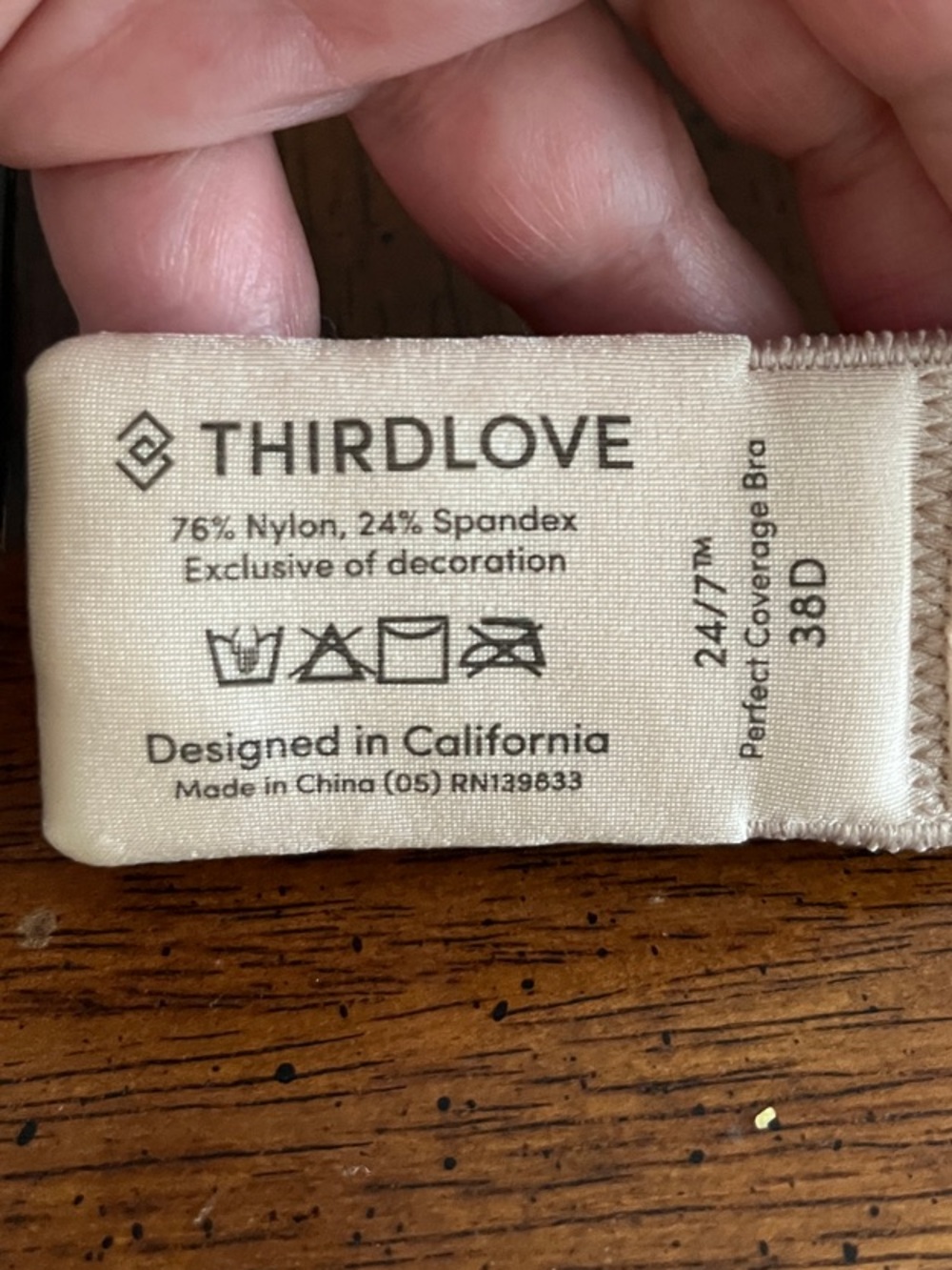 ThirdLove taupe 24/7 perfect Coverage Underwire Bra - Picture 7 of 16